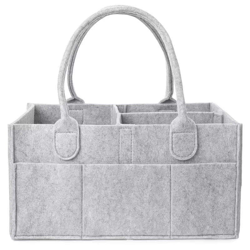 Baby Stroller Accessories Mom Tote Bag Foldable Storage Baby Diaper Hanging Bag Thickened Portable Mom Cart Portable Diaper Bag